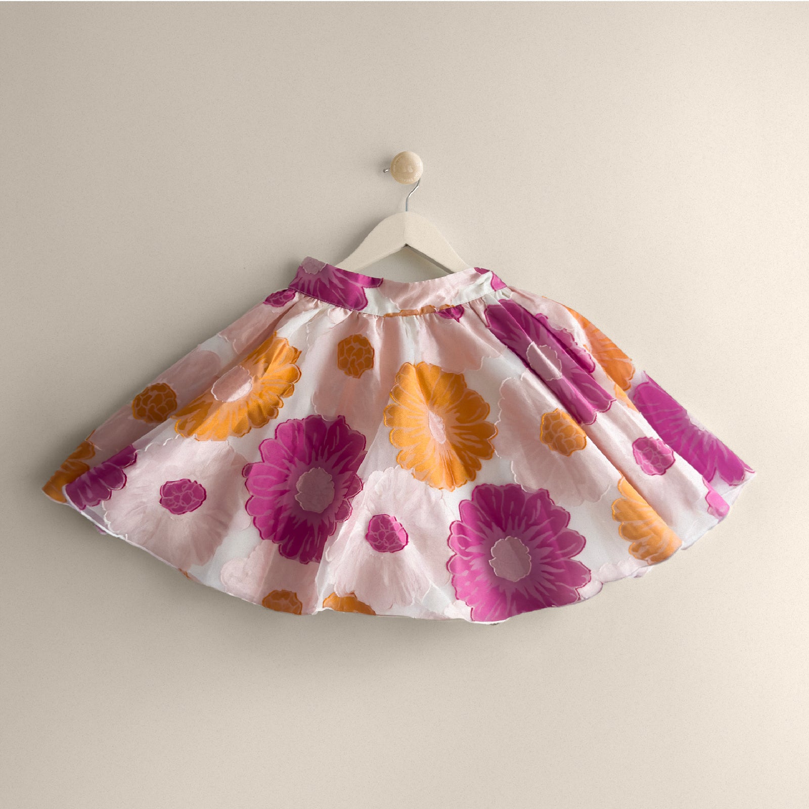 FLOWERS SKIRT AND BLUSE