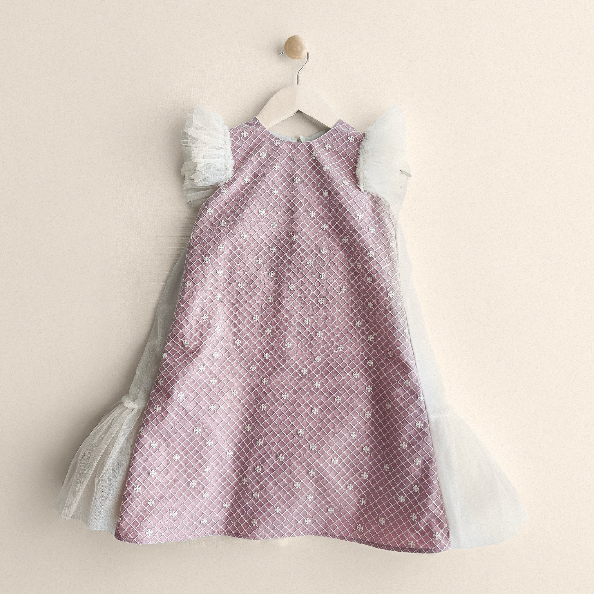 pink butterfly dress