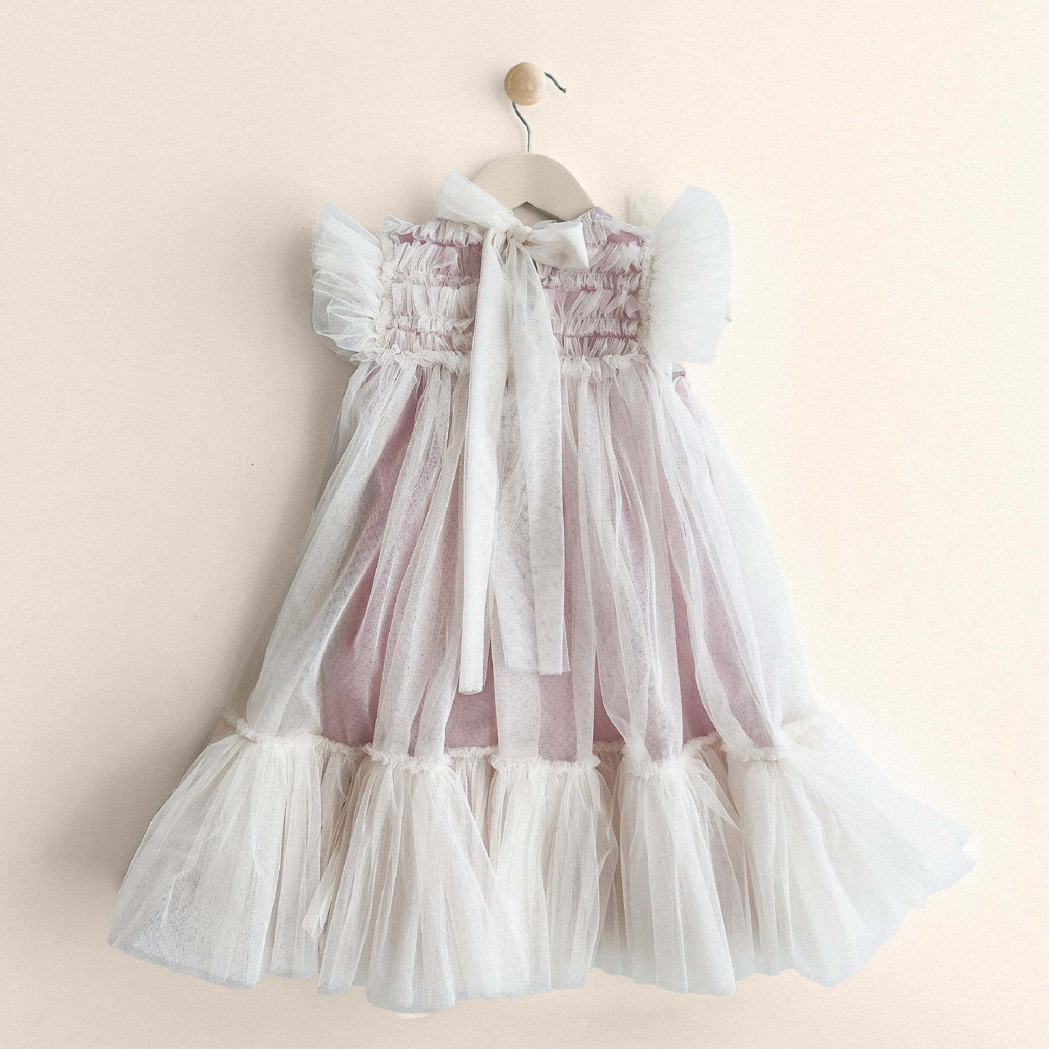 pink butterfly dress