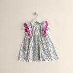 Lotus Bloom Tulle-Skirt Dress