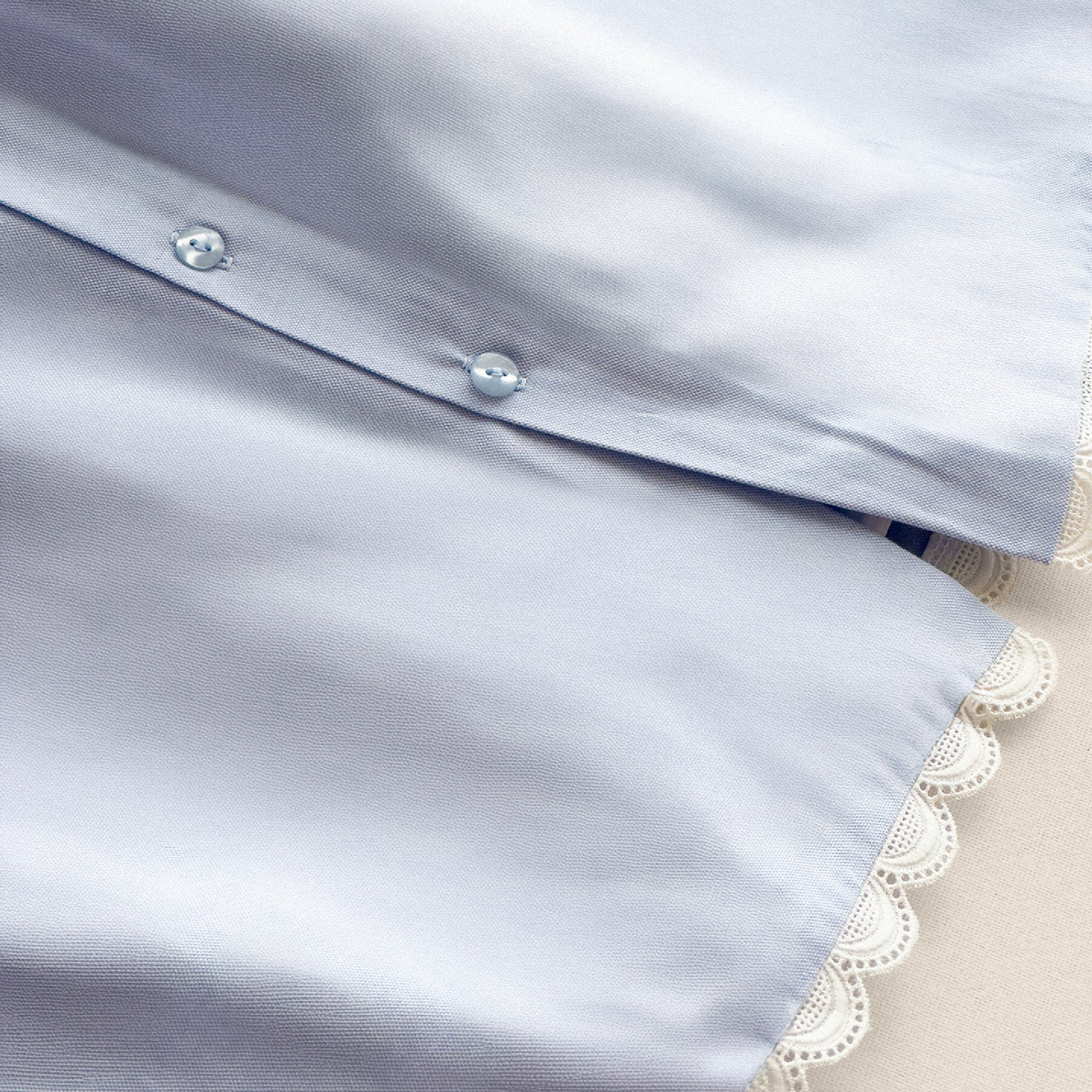 Blue with lace Dress